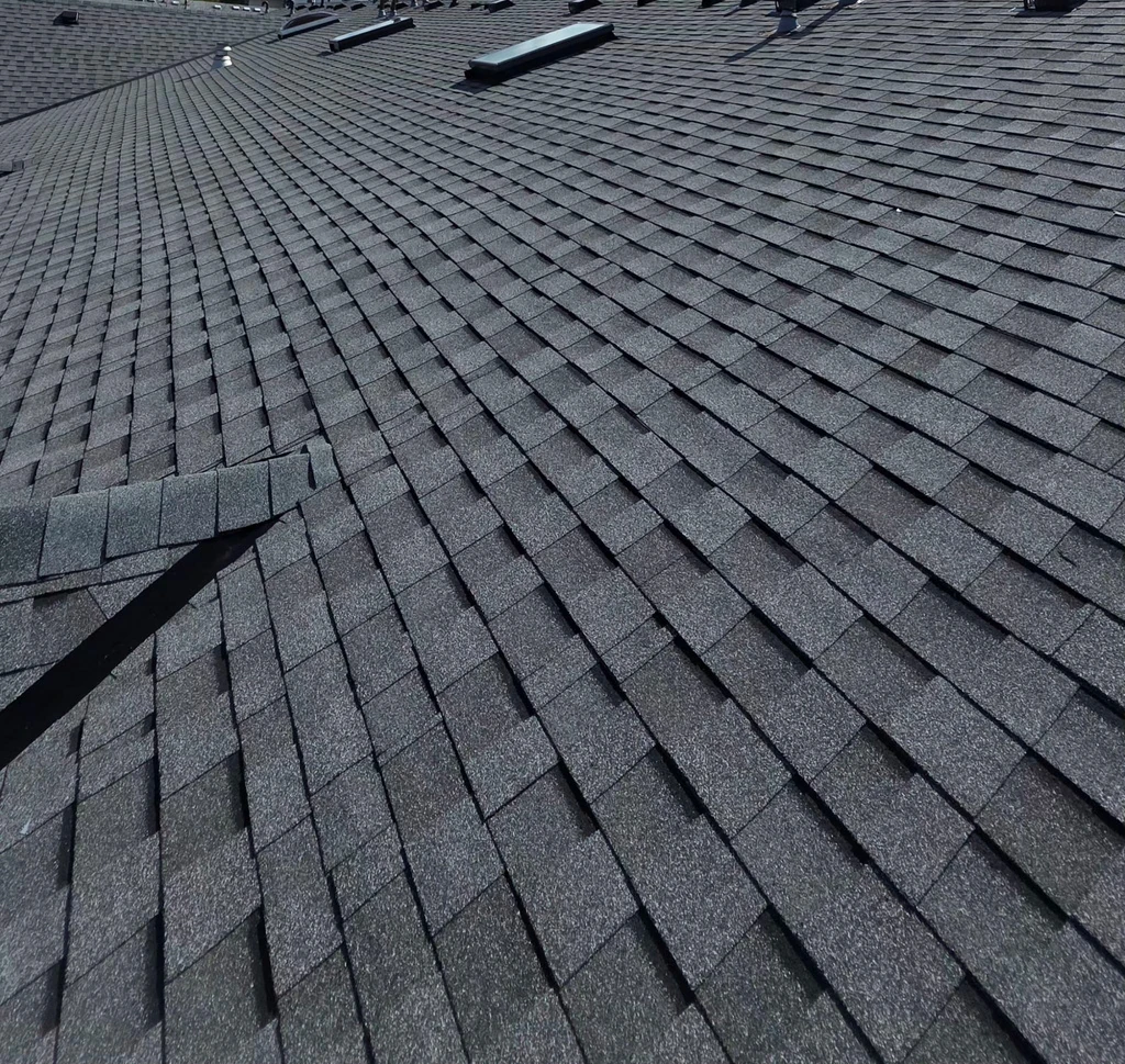 Finished shingle details